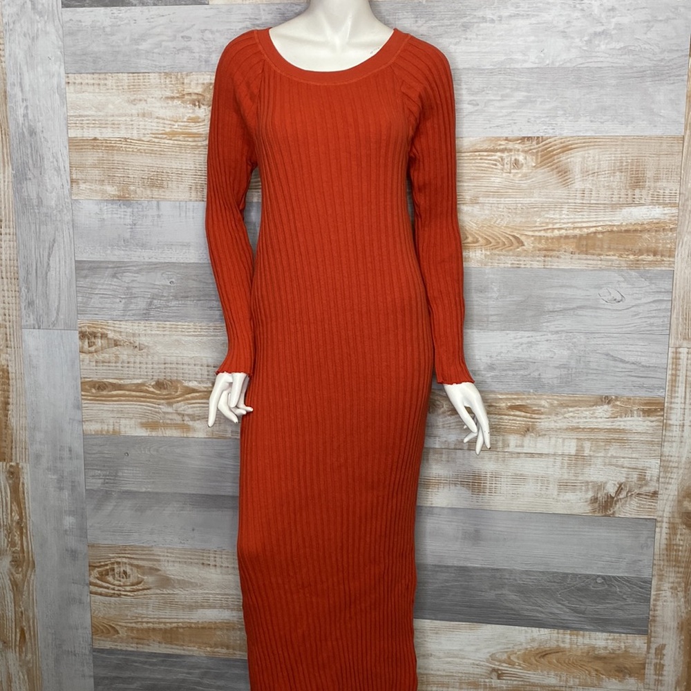 Free People Beach Walk About Maxi Dress burnt orange size Small and medium